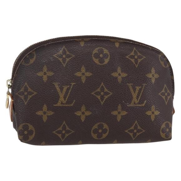 LOUIS VUITTON Handbags - LOUIS VUITTON Monogram Pochette Cosmetic PM Cosmetic Pouch M47515 LV Auth BA8070